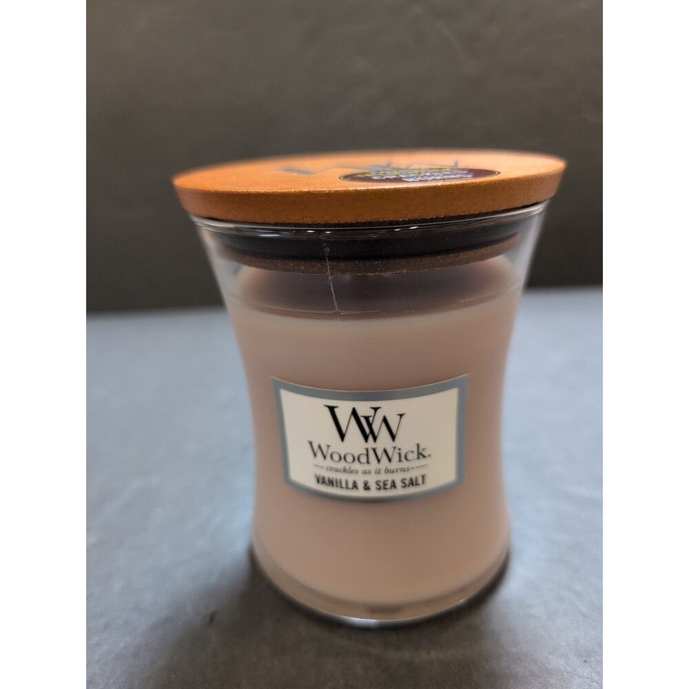 Woodwick Candle - Vanilla Sea Salt (Medium)‎ 9.7oz